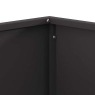 Огнище Черно 80 x 80 x 40 cm Стомана