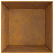 Огнище Кафяво 80 x 80 x 40 cm Стомана