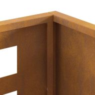 Огнище Кафяво 50 x 30 x 40 см Стомана