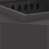 Бездимна камина Черно 48 x 48 x 51 см Стомана