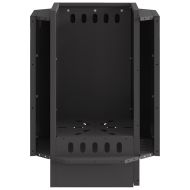 Бездимна камина Черно 38 x 38 x 51 см Стомана