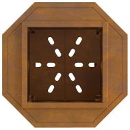 Бездимна камина Кафяво 38 x 38 x 51 см Стомана