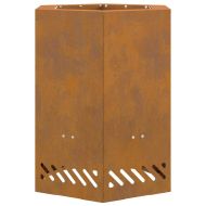 Бездимна камина Кафяво 38 x 38 x 51 см Стомана