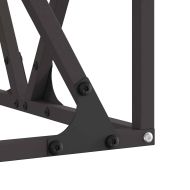 Огнище Кафяво 50 x 50 x 35 cm Стомана