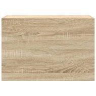 Стенен шкаф за баня, дъб сонома, 60x25x40 см, инженерно дърво