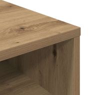 Библиотека, дъб артизан, 34x31x80 см, инженерно дърво