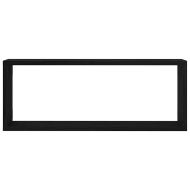 Стенни рафтове 6 pcs Черен дъб 60 x 15 x 23 cm Инженерно дърво