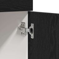 Шкаф с чекмедже с чекмедже Riga Черен дъб 80 x 46 x 81,5 см