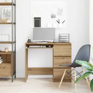 Бюро, дъб артизан, 90x45x76 см, инженерно дърво