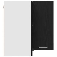 Висящ ъглов шкаф Riga Черен дъб 57 x 57 x 60 см Инженерно дърво