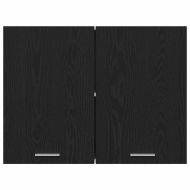 Висящ шкаф Riga Черен дъб 80 x 31 x 60 см Инженерно дърво