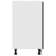 Шкаф с чекмедже отдолу с рафт Riga Черен дъб 40 x 46 x 81,5 см