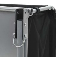 Ремарке за колело, черно и жълто, 65 кг