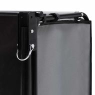 Ремарке за колело, сиво и оранжево, 65 кг