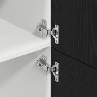 Шкаф за хладилник с рафт Riga Черен дъб 60 x 57 x 207 см