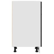 Шкаф с чекмедже отдолу с рафт Riga Черен дъб 30 x 46 x 81,5 см