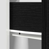 Шкаф с чекмедже отдолу с рафт Riga Черен дъб 30 x 46 x 81,5 см