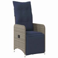 Комплект за хранене в градината 3 pcs Сив полиратан