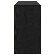 Служебен шкаф 3 pcs Черен дъб 70 x 41 x 75 см Инженерно дърво