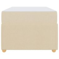 Рамка за легло с матрак Крем 90 x 190 cm текстил