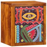 Нощен шкаф 2 pcs Кафяво 35 x 30 x 40 см Акациево дърво масив