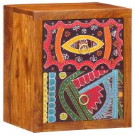 Нощен шкаф 2 pcs Кафяво 35 x 30 x 40 см Солидно акациево дърво