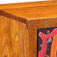 Нощен шкаф 2 pcs Кафяво 35 x 30 x 40 см Солидно акациево дърво