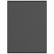 Мат за врата Черен и Сив 80 x 120 cm Полипропилен и PVC