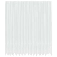 Перде от дантела С завеси Флорален Бяло 280 x 400 см Полиестер