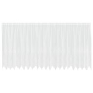 Перде от дантела С завеси Флорален Бяло 140 x 500 cm Полиестер