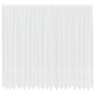 Перде от дантела С завеси Флорален Бяло 280 x 500 см Полиестер