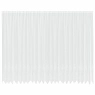 Перде от дантела С завеси Флорален Бяло 300 x 600 cm Полиестер