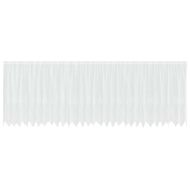 Перде от дантела С завеси Флорален Бяло 180 x 750 см Полиестер