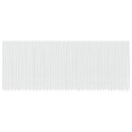 Перде от дантела С завеси Флорален Бяло 260 x 1200 см Полиестер