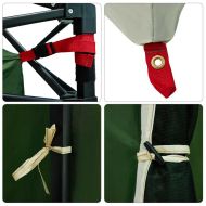 Вътрешна палатка с покрив Зелен 290 x 288 x 234 см тафта