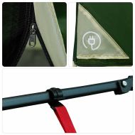 Вътрешна палатка с покрив Зелен 290 x 288 x 234 см тафта