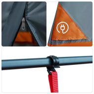 Вътрешна палатка Сив и оранжев 291 x 291 x 240 см тафта