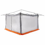 Вътрешна палатка Сив и оранжев 520 x 520 x 190 см тафта