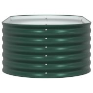 Градинска повдигната леха Зелен 160 x 80 x 44 cm Стомана