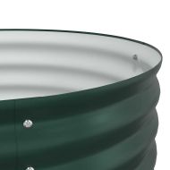 Градинска повдигната леха Зелен 160 x 80 x 44 cm Стомана