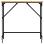 Конзолна маса, дъб сонома, 75x32x75 см, инженерно дърво