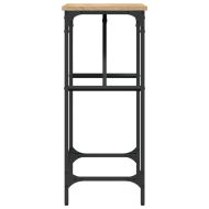 Конзолна маса, дъб сонома, 75x32x75 см, инженерно дърво