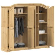 Гардероб "Corona" 194x52x186 см бор масив