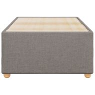 Рамка за легло без матрак, таупе, 80x200 см, плат