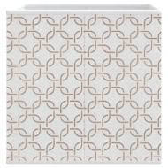 Сгъваеми кутии за съхранение 4 бр кремави 32x32x32 см текстил