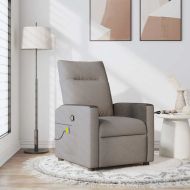 Масажен наклоняем стол, таупе, текстил