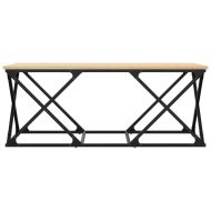 Кафе маса, дъб сонома, 100x49x40 см, инженерно дърво