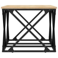 Кафе маса, дъб сонома, 100x49x40 см, инженерно дърво