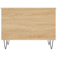 Кафе маса, дъб сонома, 60x44,5x45 см, инженерно дърво