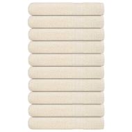 Кърпи 10 бр. FROGN кремави 100x200 см 100% памук